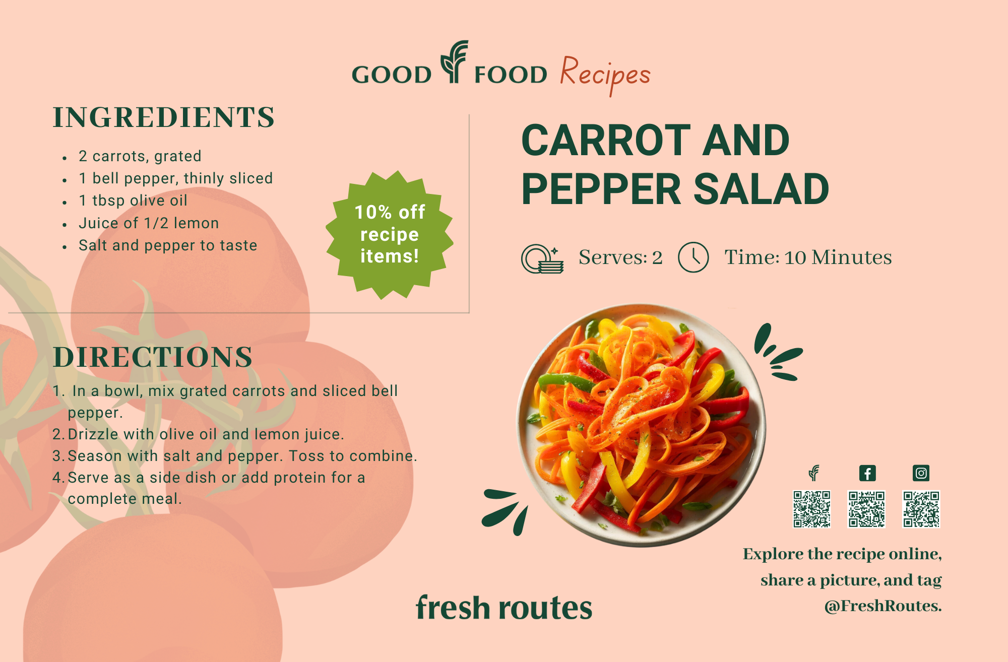 Carrot and  Pepper Salad